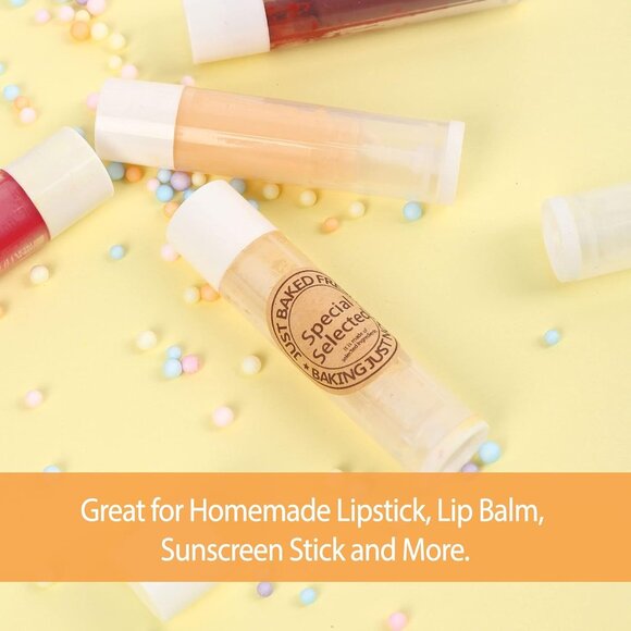 Lip Balm tubes Empty, 60PCS 5.5ml 3/16 Oz, Clear Lip Balm Container Tubes with W - Picture 8 of 9